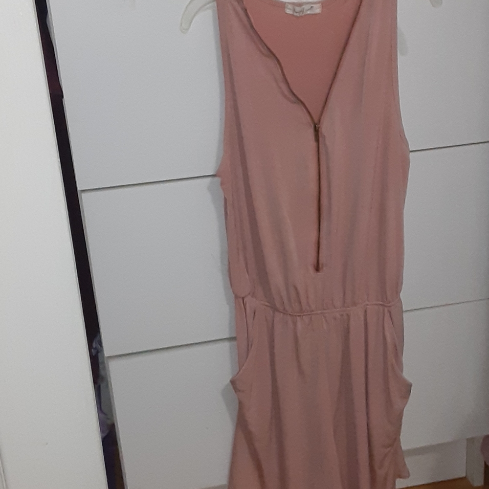 Pinkish Cream-ish Romper